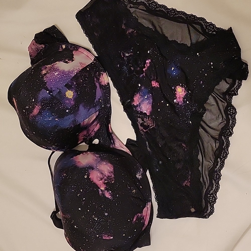 Torrid Galaxy Bra and Panty Set